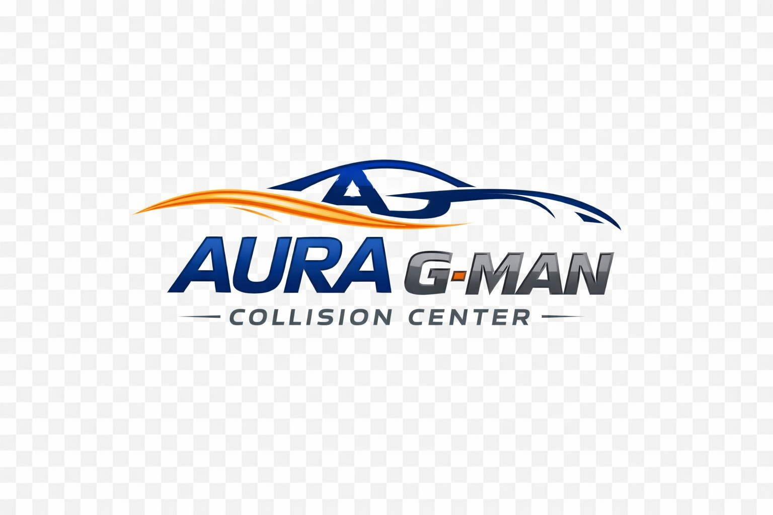 AURA G-MAN Collision Center Logo
